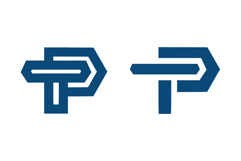 TP or PT Initial Monogram Logo Design Product Image 1