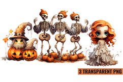 Watercolor Halloween collection sublimation , PNG Product Image 1