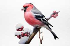 Chirstmas Birds Clipart PNG Product Image 3