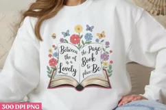 Between the of if a lovely the page book to place be PNG Product Image 1