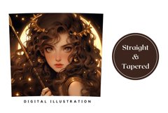 Sagittarius Zodiac Sign Tumbler Wrap Sublimation Design Product Image 3