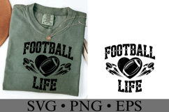 Football Life Svg | Game Day Svg | Sport Svg | Shirt Svg Product Image 3