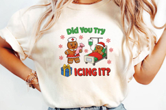 Did You Try Icing It Christmas Sublimation,Christmas Png Product Image 3