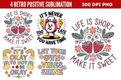 Retro Positive Sublimation PNG Product Image 1