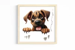 Breeds Of Peeking Dogs Clipart, Breeds of Peeking Dogs PNG Product Image 3