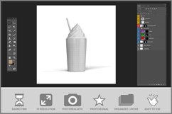 Milkshake Mockup - Front View Product Image 3