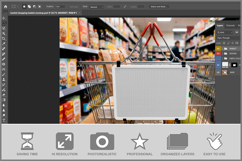 Market Shopping Basket Mockup Product Image 2
