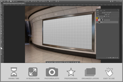 Subway Station Billboard Product Image 2