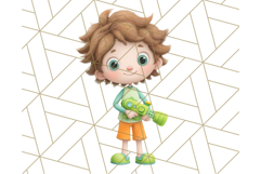 Summer Days Clipart, Whimsical Kids PNG Graphics Product Image 3