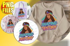 Joyful TSHIRT Magic Ideas, Afro Woman Product Image 1
