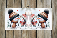 Cute Christmas Snowman | 4 xmas Sublimation Mug designs Product Image 2