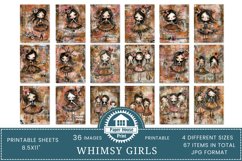 Whimsy girls junk journal pages Product Image 3