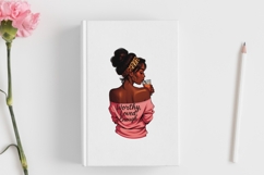 Motivational Melanin woman Sublimation PNG, Graphic Illustra Product Image 3