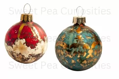 Christmas, Vintage Ornaments, Ephemera, PNG, Clipart Product Image 3