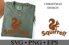 Squirrel Svg | Christmas svg | Shirt Svg Product Image 3
