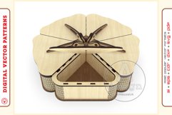 Box Organizer v14 - laser cut file - Glowforge ready SVG Product Image 3