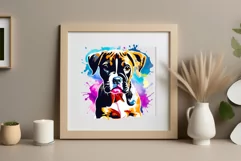 Sublimation design Watercolor Dog| PNG| Animal Clipart Product Image 3