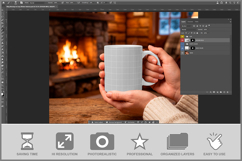 Mug Cozy Interior Mockup Product Image 2