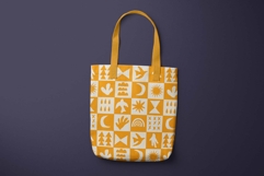 Nordic Folk Symbols Checkerboard Product Image 3