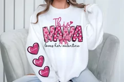 This Mama Loves Her Valentine PNG , Valentine Sublimation Product Image 2