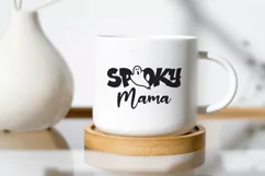 Spooky mama svg, Spooky mom png, Halloween svg, Mom life svg Product Image 3