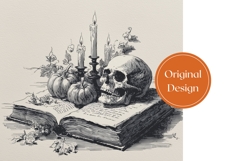 Pumpkins Halloween Tumbler, Halloween Skull Tumbler Product Image 3