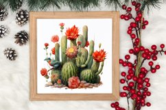 Western Christmas Watercolor Clipart Product Image 3