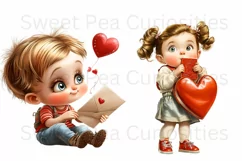 Valentine, Ephemera, Shabby Chic , PNG, Clipart Product Image 3