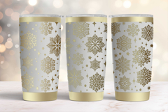20oz Tumbler laser svg wrap|Christmas Snowflake svg Product Image 1