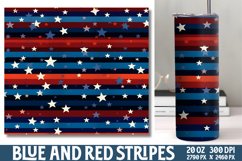 Blue and Red Stripes Tumbler Bundle Product Image 4
