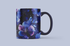 Dark Metallic Floral Digital Paper Product Image 3