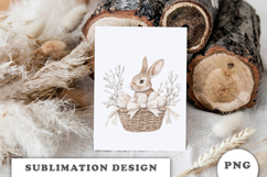 Watercolor Easter Bunny png Product Image 3
