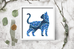 3d layered paper art template Cat / 3d cat png Product Image 2