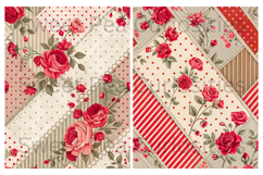 Valentines, Shabby Chic, Papers, Junk Journal Product Image 3