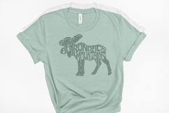 Adirondack Mountains in a moose shape SVG Cut file Product Image 2