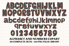 Father’s Day Alphabet clipart, father’s day letters doodle Product Image 3
