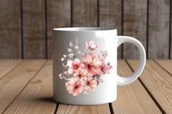 Pink Flowers, Floral Bouquet, Floral Arrangement Product Image 3