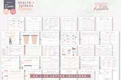 Health & Fitness Planner Canva Templates | 63 Pages | FEMME Product Image 3