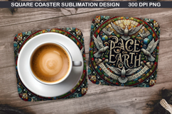 Christian Coaster Sublimation, Christian Coaster PNG Design Product Image 1