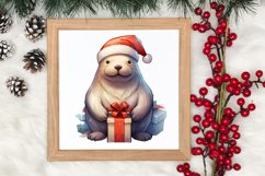 Cozy Winter Animals Clipart, Christmas Clipart Product Image 3