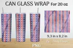 PATRIOTIC Tumbler Wrap Sublimation, 20 oz Patriotic Tumbler Product Image 4