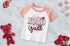 Xoxo Yall PNG For Valentines Day Sublimation Product Image 4
