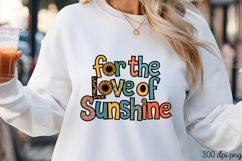 For the Love of Sunshine PNG, Sunflower Sublimation PNG Product Image 3