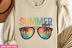 Summer Vibes PNG, Vintage Summer Sublimation PNG Product Image 3