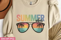 Summer Vibes PNG, Vintage Summer Sublimation PNG Product Image 3