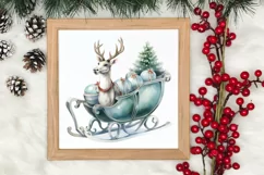 Mint Christmas Baby First Clipart, Christmas PNG Product Image 3