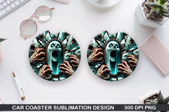 Jorge Jesus Car Coaster Sublimation | Halloween Coaster PNG Product Image 1