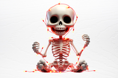Christmas Skeleton Sublimation PNG Product Image 3