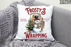 Frostys Christmas Market,Christmas Vintage Sign Sublimation Product Image 3