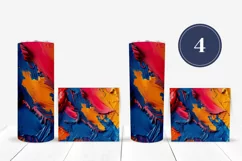 Art Paint Tumbler Sublimation Designs, Art Tumbler Wrap Product Image 3